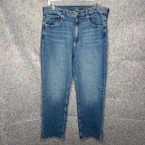 GAP Women's 90s‎ High Rise Loose Jeans in Medium Indigo- Sz 31/12T